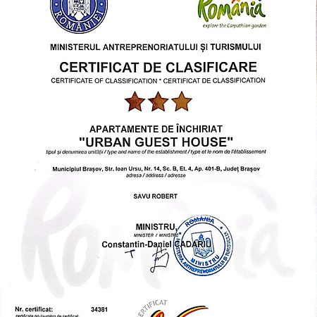 Urban Guesthouse Braşov Exterior foto